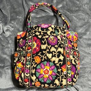 Vera Bradley Suzani Holiday Tote Purse in retired print